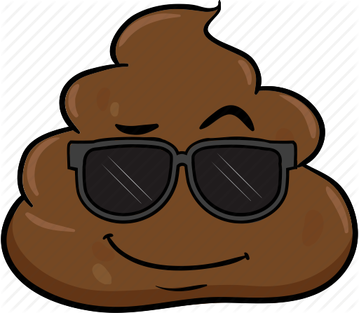 cartoon emoji face poo pooh poop icon #20272