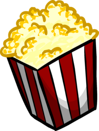 image popcorn club penguin wiki the #16707