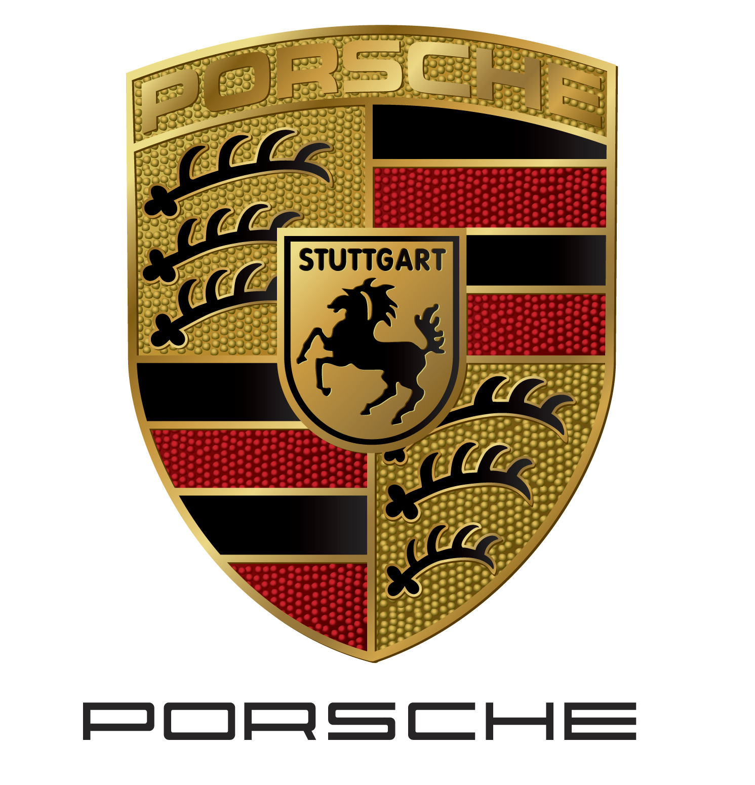 porsche golden brand logo #783