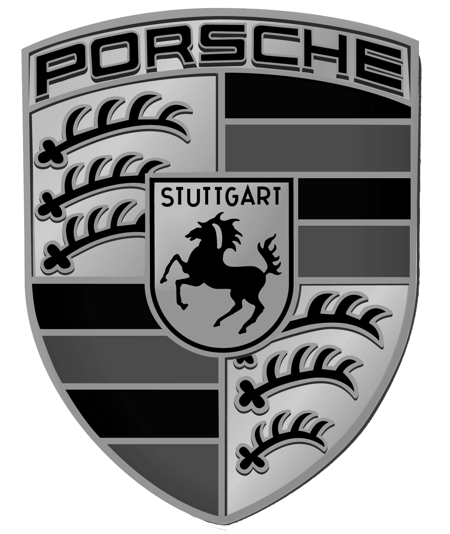 gray porsche car logo png #808