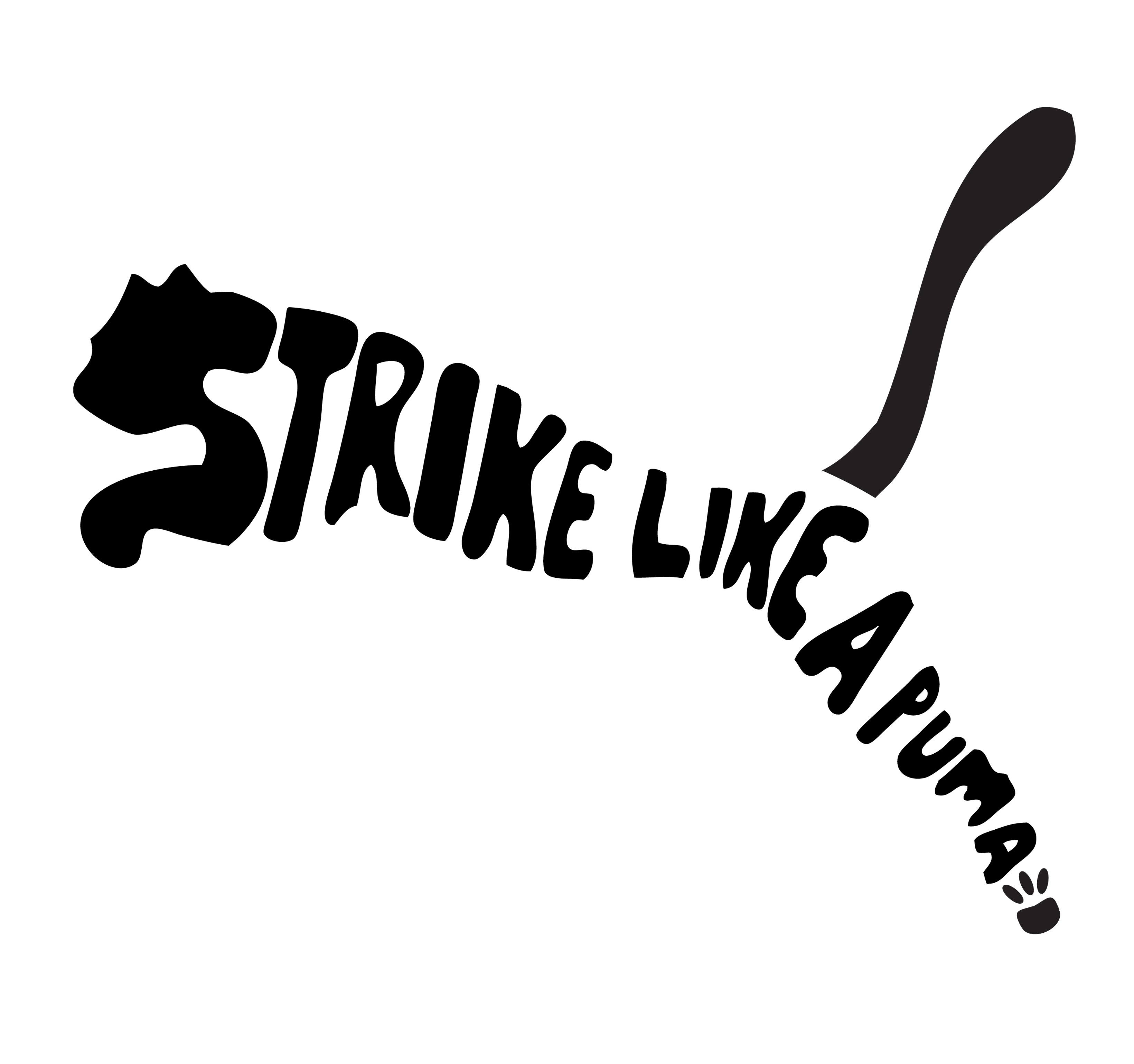 strike like a puma transparent logo #1260