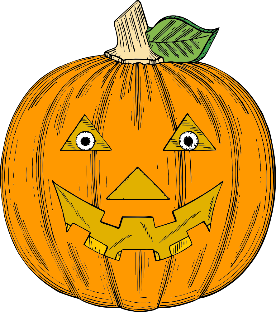clip art pumpkin face