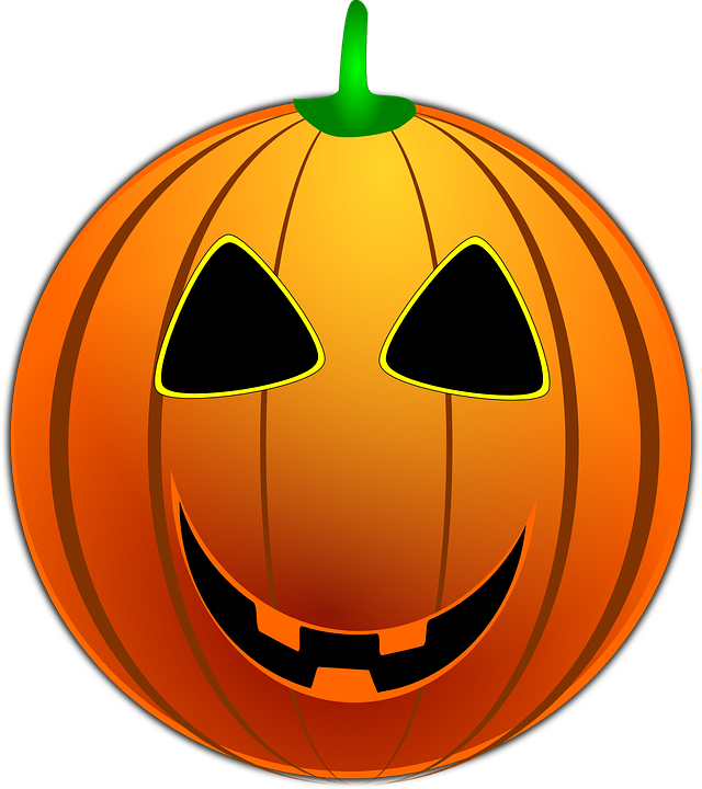 Pumpkin Face, pumpkin happy emoticon vector graphic #20024