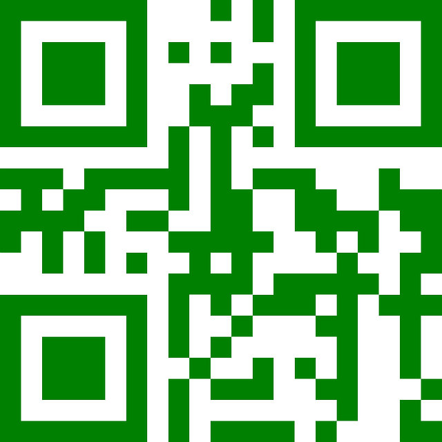 qr code, vector graphic code barcode binary encoded #21348
