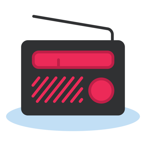 portable radio icon transparent png svg vector #21190