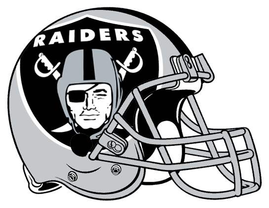 helmet clipart oakland raiders pencil color #7855