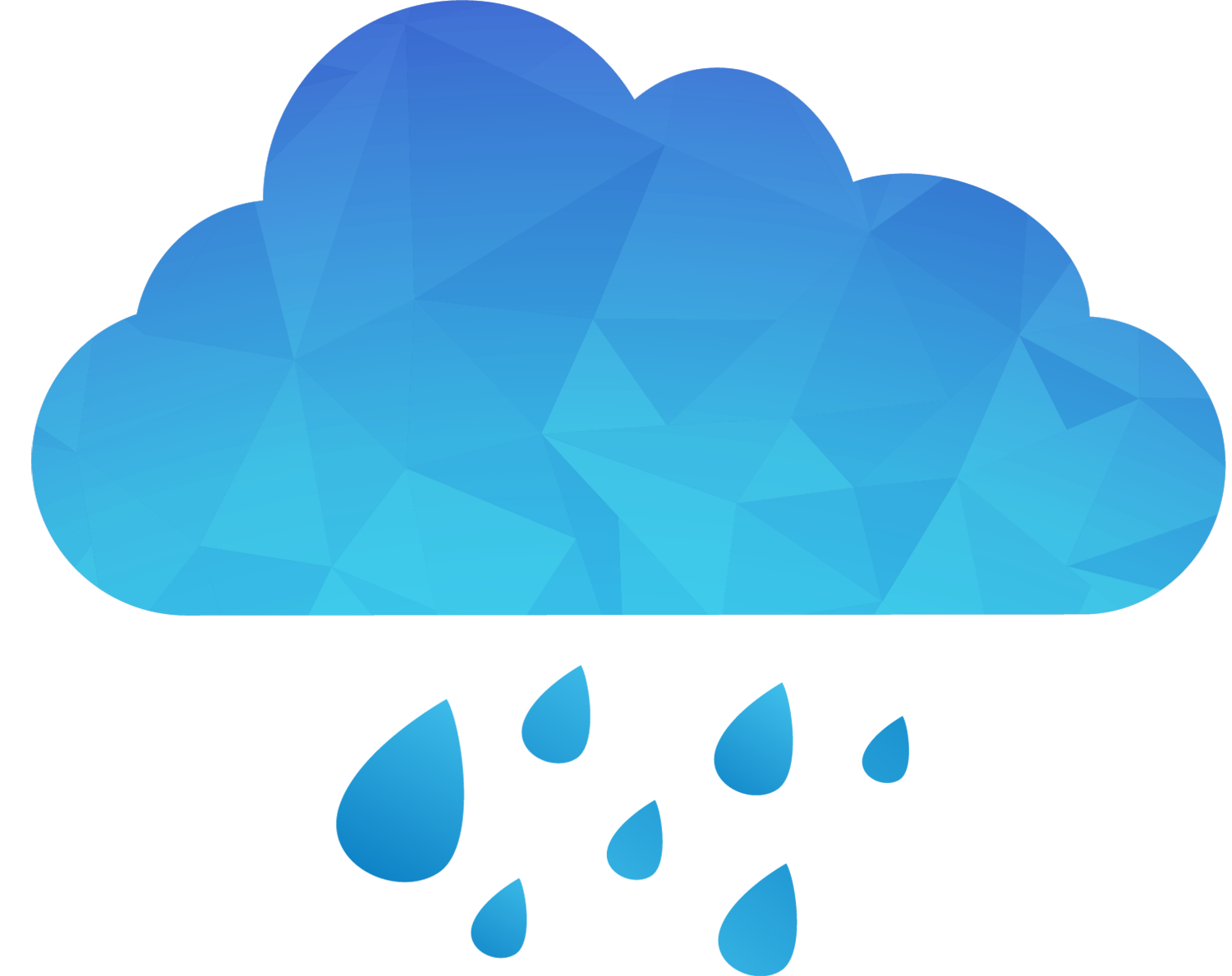 raining with clouds png clipart #42138
