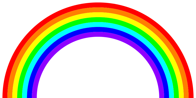 transparent rainbow png image #12417