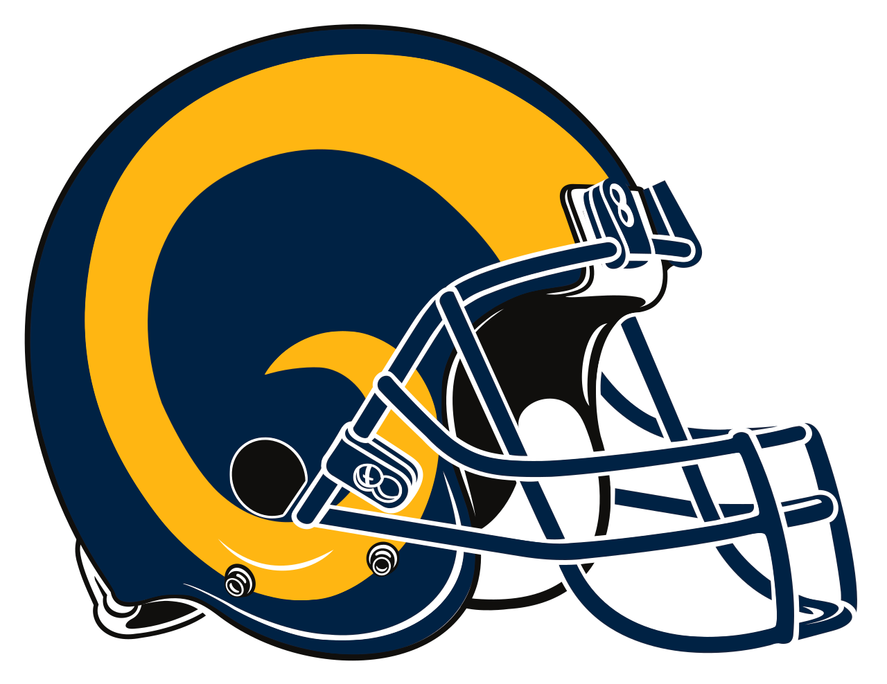 nfl rams logo classical helmet png #40458