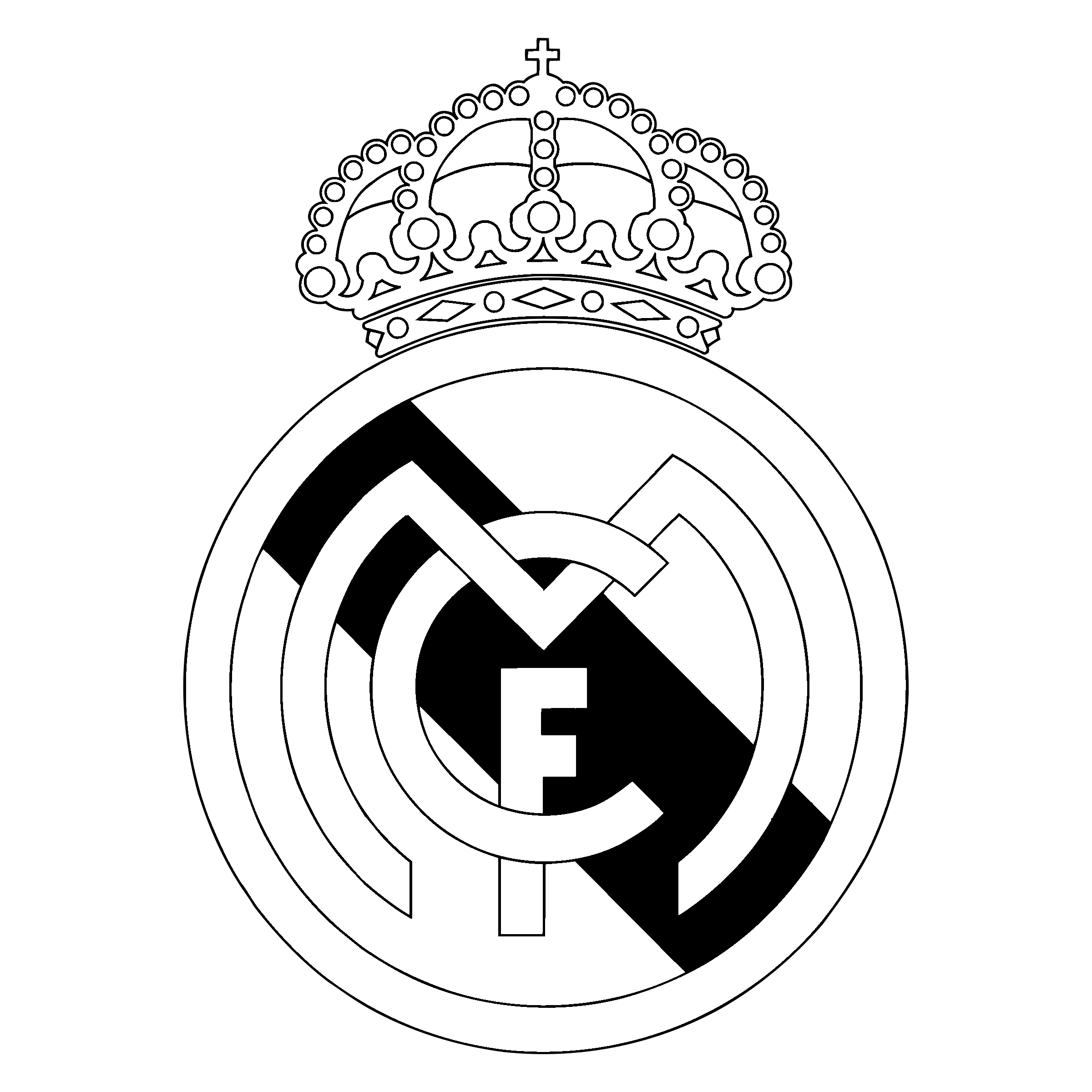 real madrid logo png transparent svg vector bie supply #28357