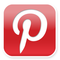 red pinterest logo png #1990