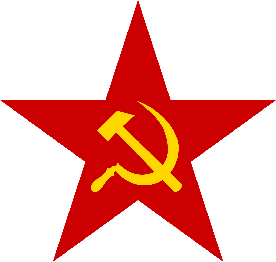 red star with hammer and sickle free PNG transparent download #19083