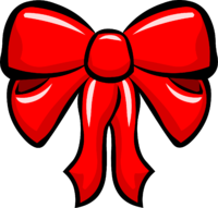 image christmas ribbon club penguin wiki the #10340