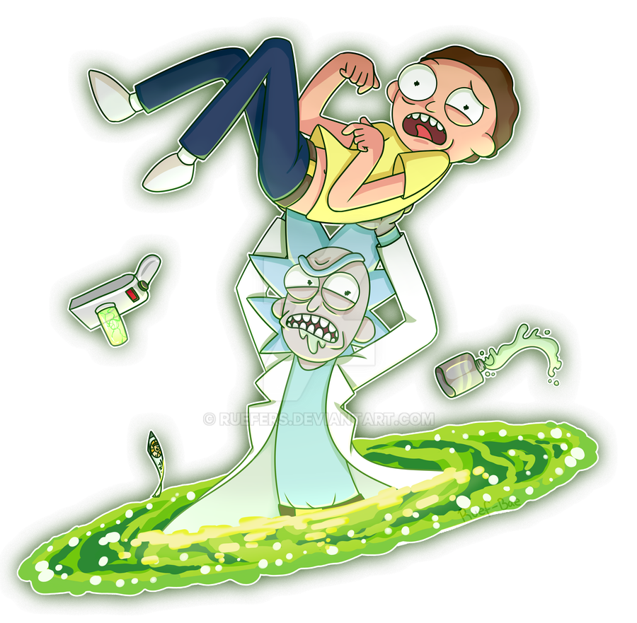 rick and morty ruefers deviantart #31012