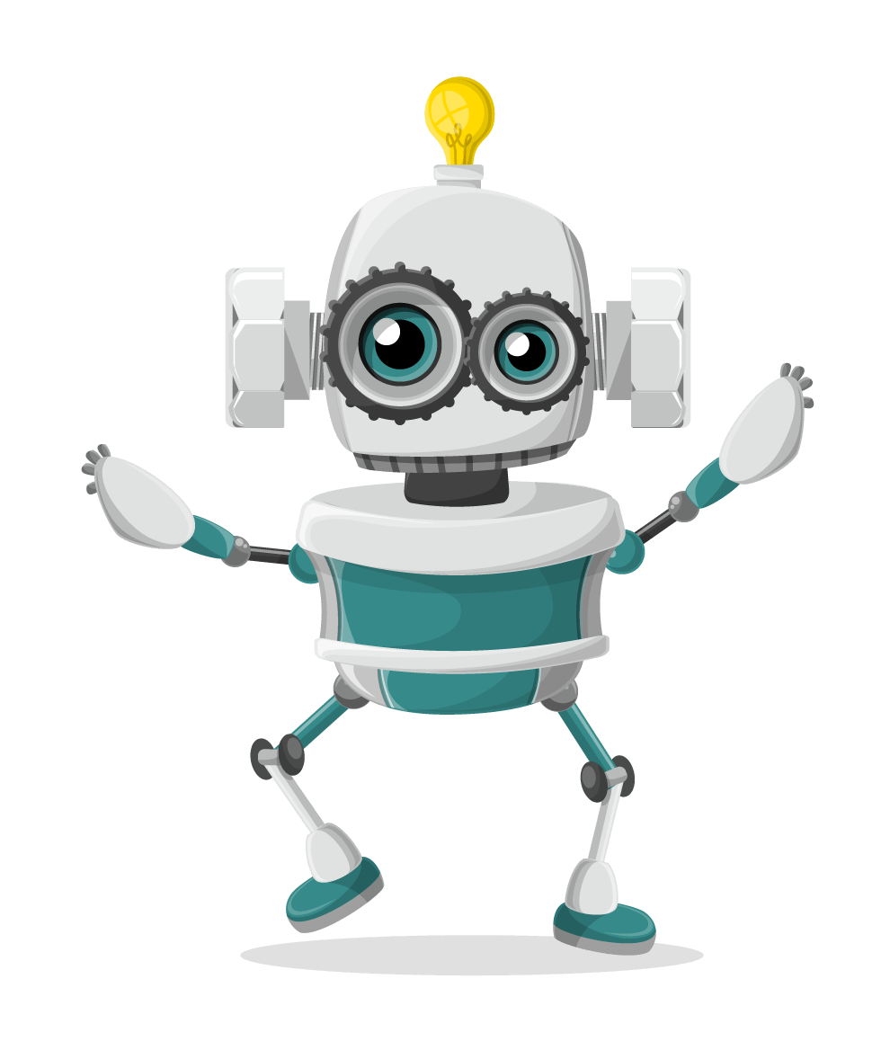 vector robot character set vector characters #18851