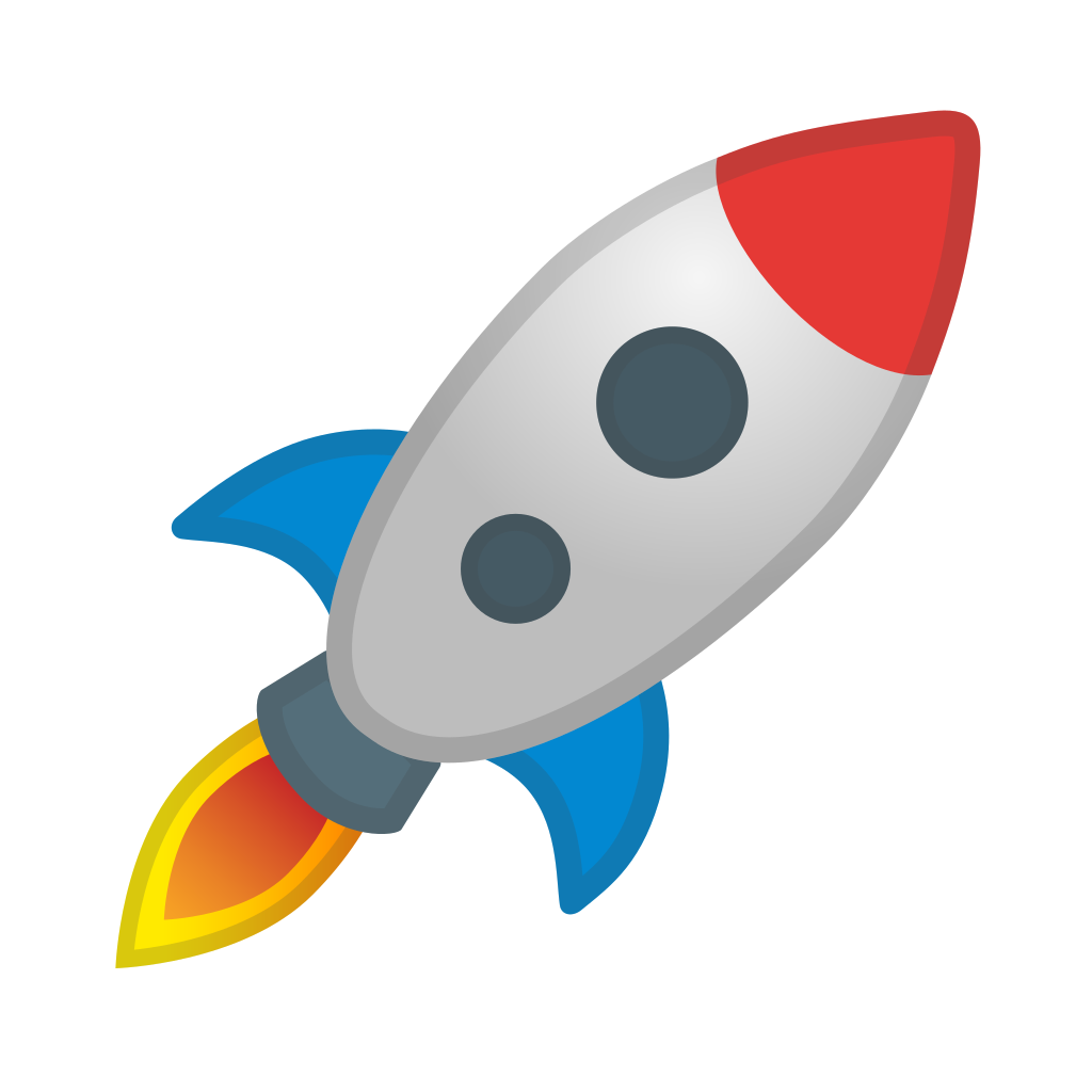 rocket icon noto emoji travel places iconset google #19654