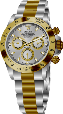 rolex daytona watch vector png logo #3507