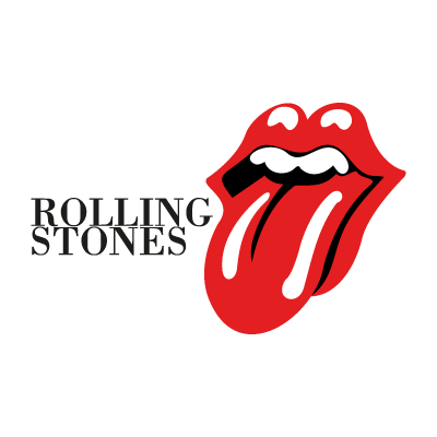 rolling stones music vector logo png #3426