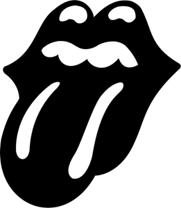 rolling stones tongue png logo vector #3436