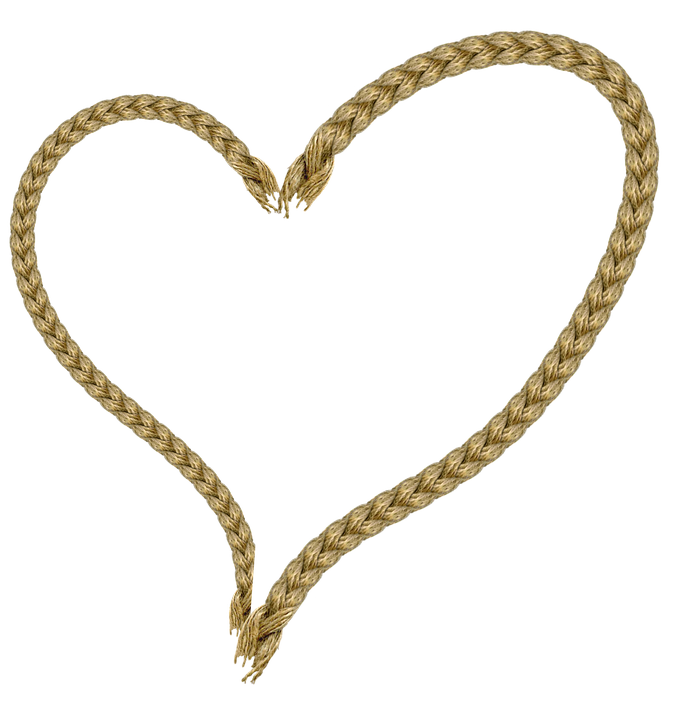 rope, heart love valentine image pixabay #17024