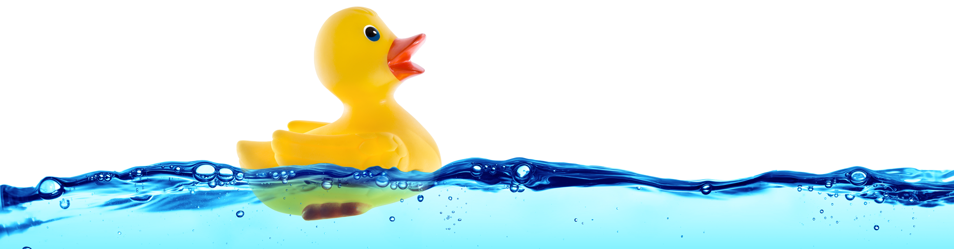 rubber duck in water swimming photo #39287