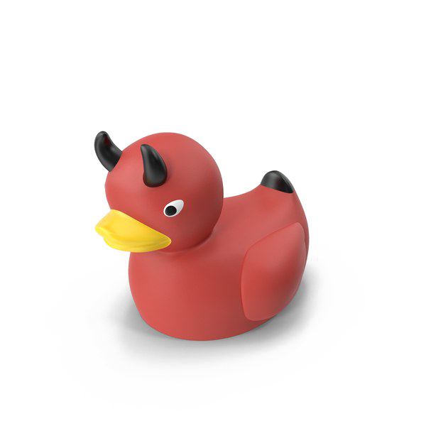 rubber duck red devil images transparent download #39277