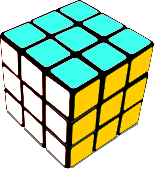 rubiks cube white pad clip art clkerm vector clip art online royalty domain #29385