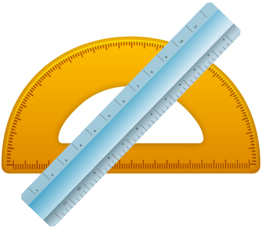 Ruler PNG Image, Ruler Compass Ruler Element, Scale, Proportion