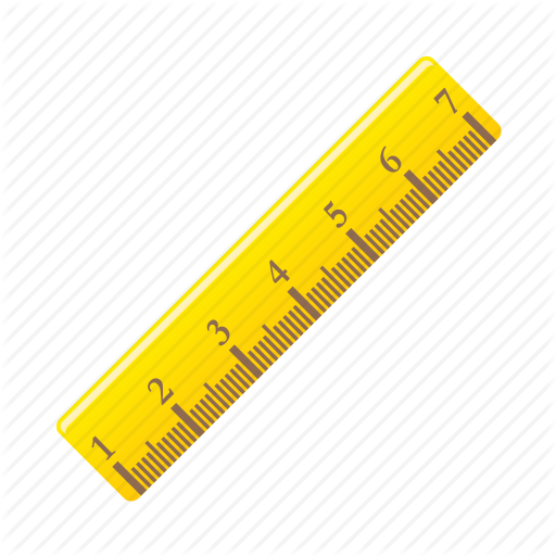 geometry measure measurement meter ruler icon #22993