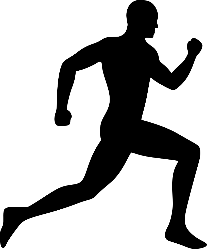 running icon, running man svg png icon download #27301