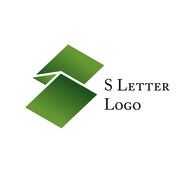green s shape abstract logo #867