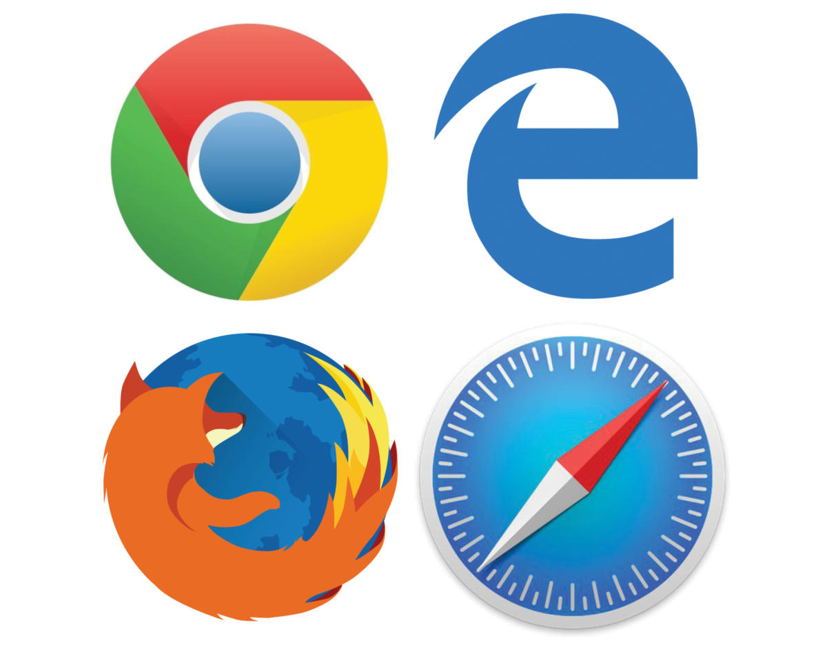 browser logos, safari, chrome, ie, mozilla #39694
