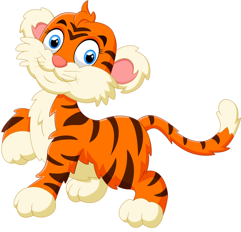 clipart baby tiger tigre transparent #39615