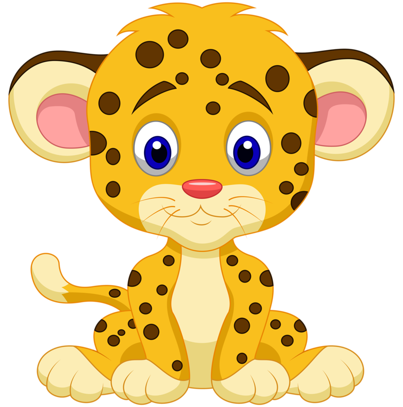 cute baby animal safari cheetah png #39618
