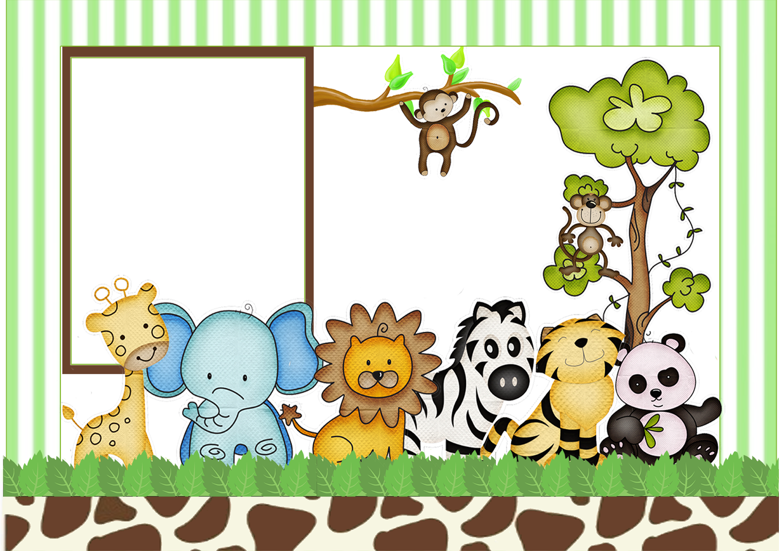 safari frame animal background #39621