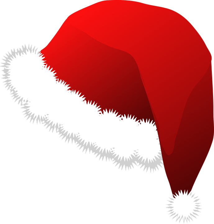 santa hat christmas costume vector graphic pixabay #17310