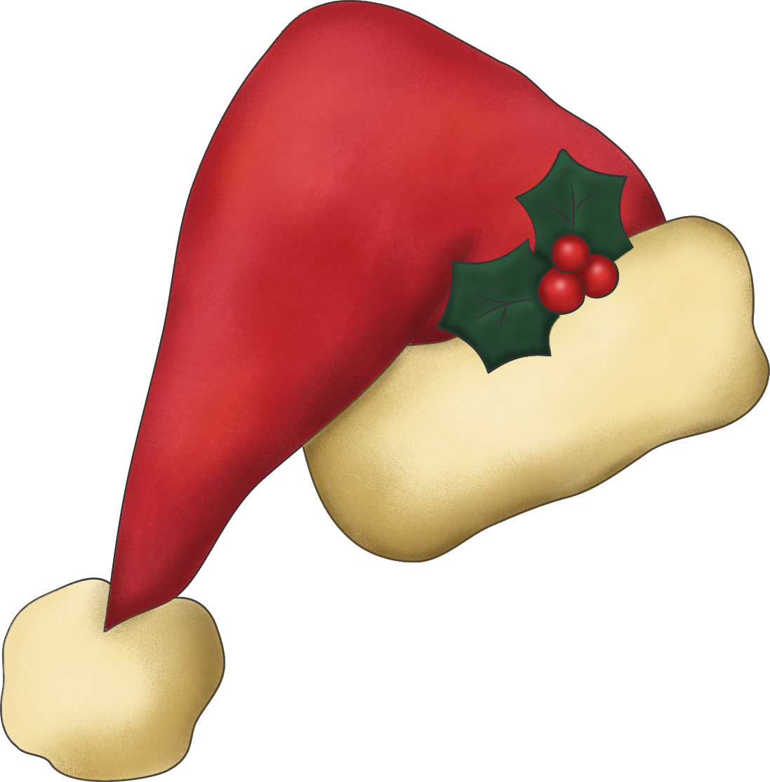 Santa Claus hat PNG transparent image download, size: 3000x2505px