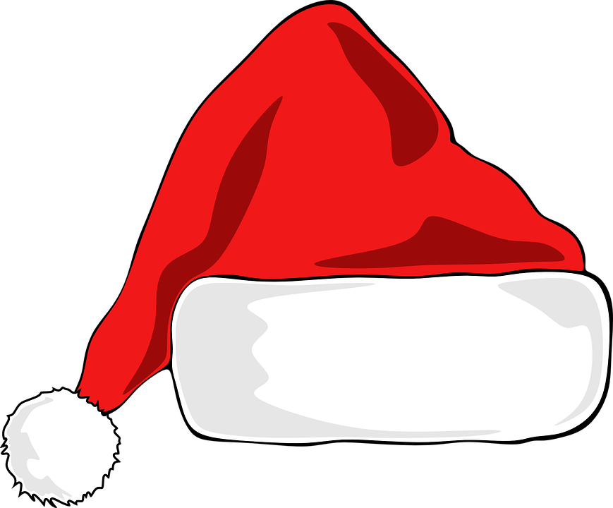 santa hat christmas vector graphic pixabay #17324