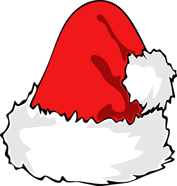 santa hat vector graphic pixabay #17350