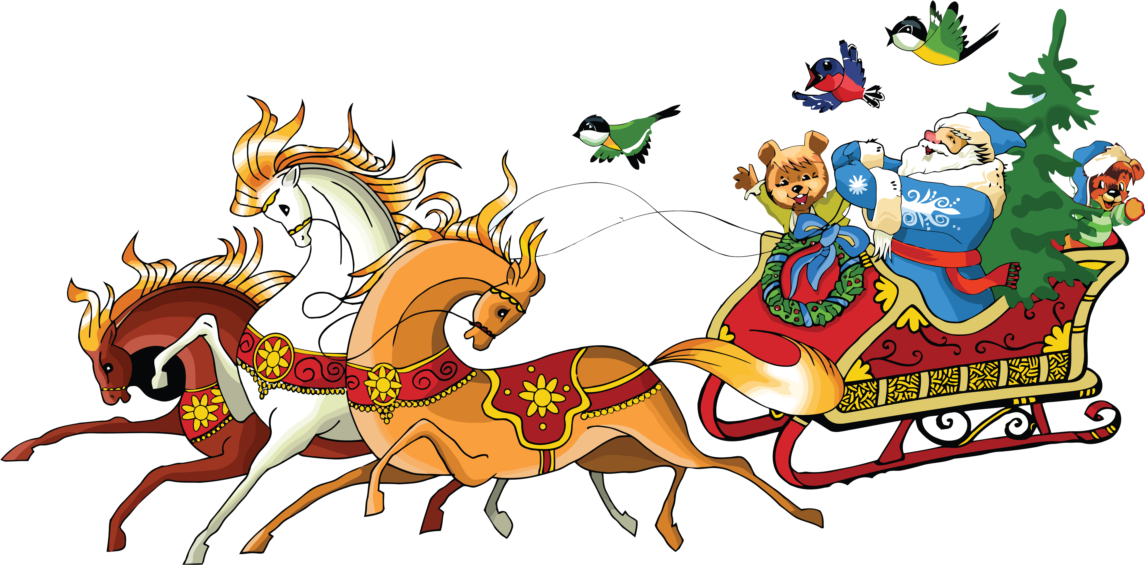 santa sleigh png image collection for download crazypngm crazy png images download #30476