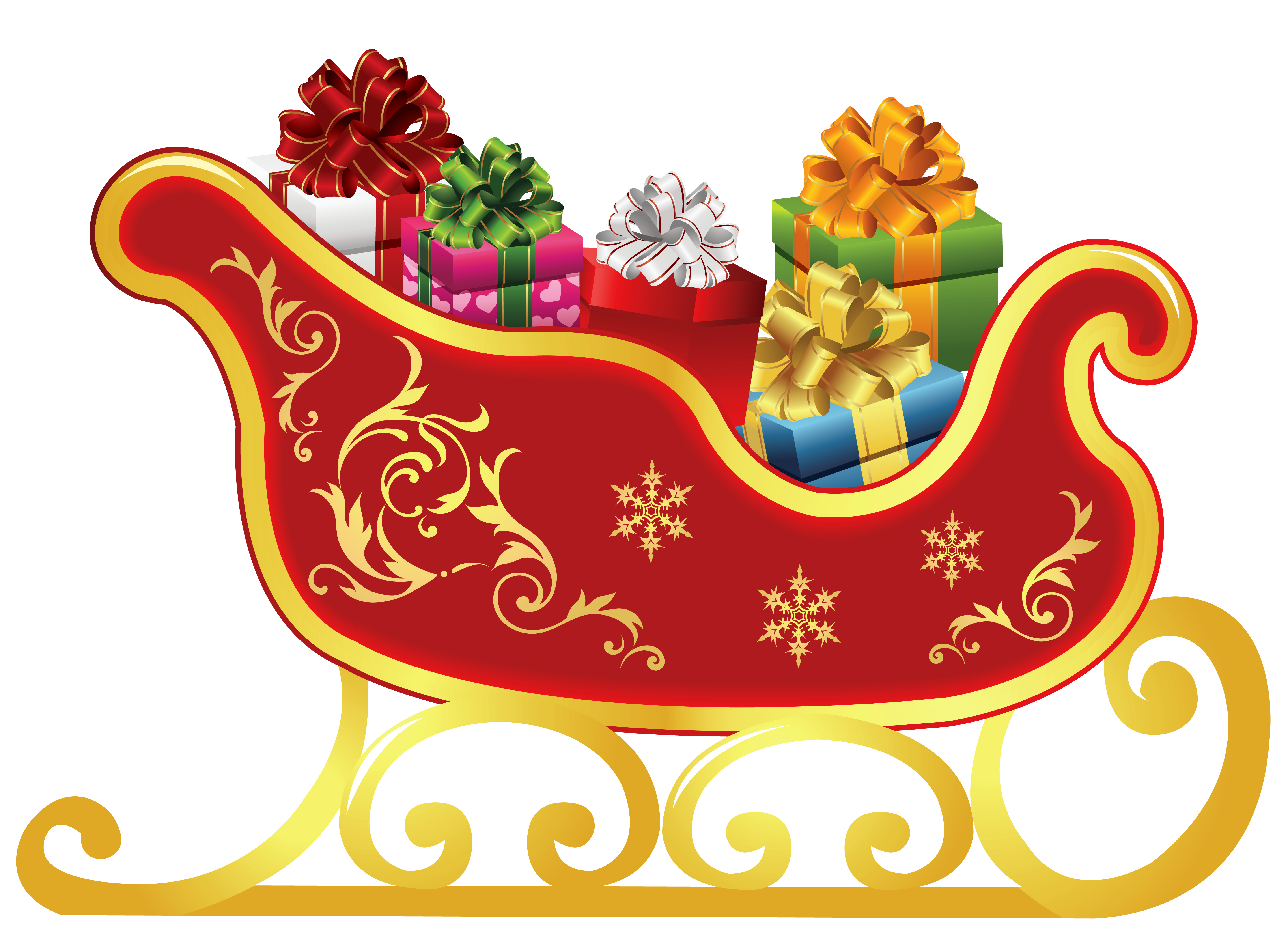 santa sleigh, sleigh clipart cliparts download images clipground #30519