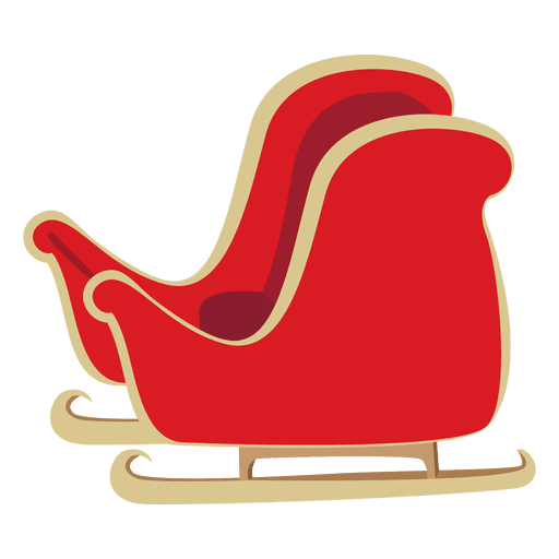 santa sleigh transparent png svg vector #30442