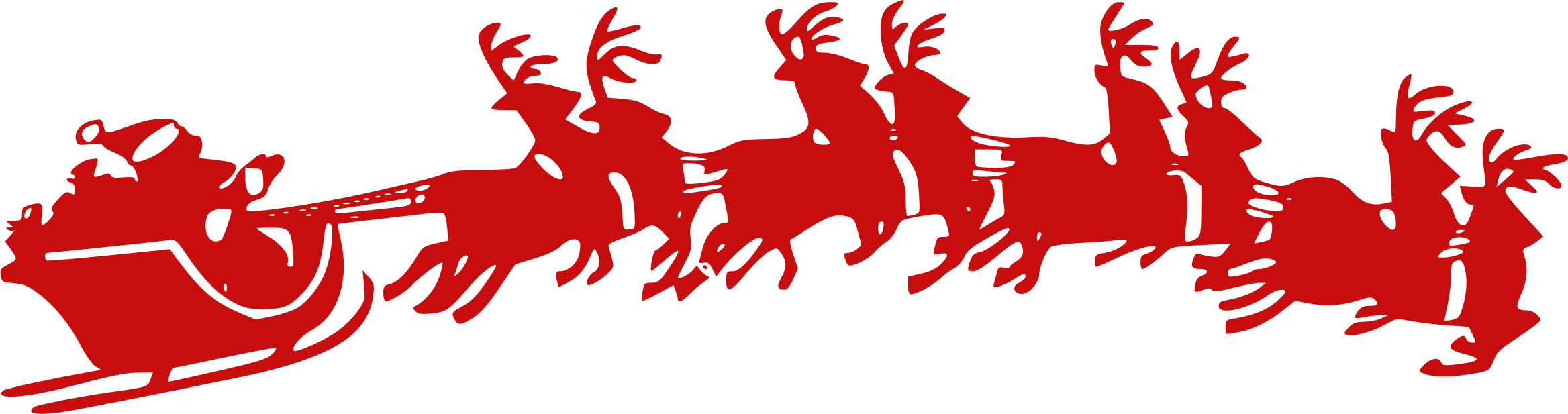 santa claus sleigh png