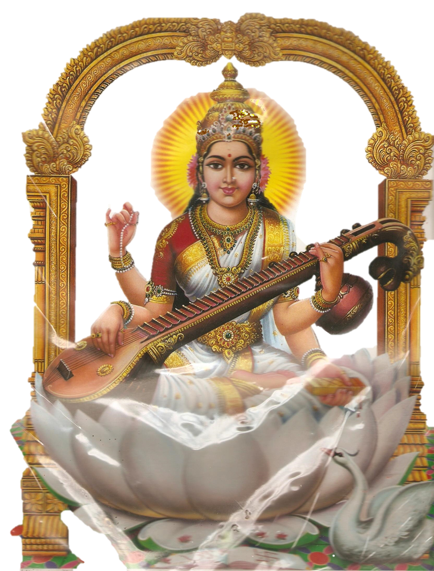 Hindu Goddess Saraswati 4K HD Wallpapers Poster Pictures & Images