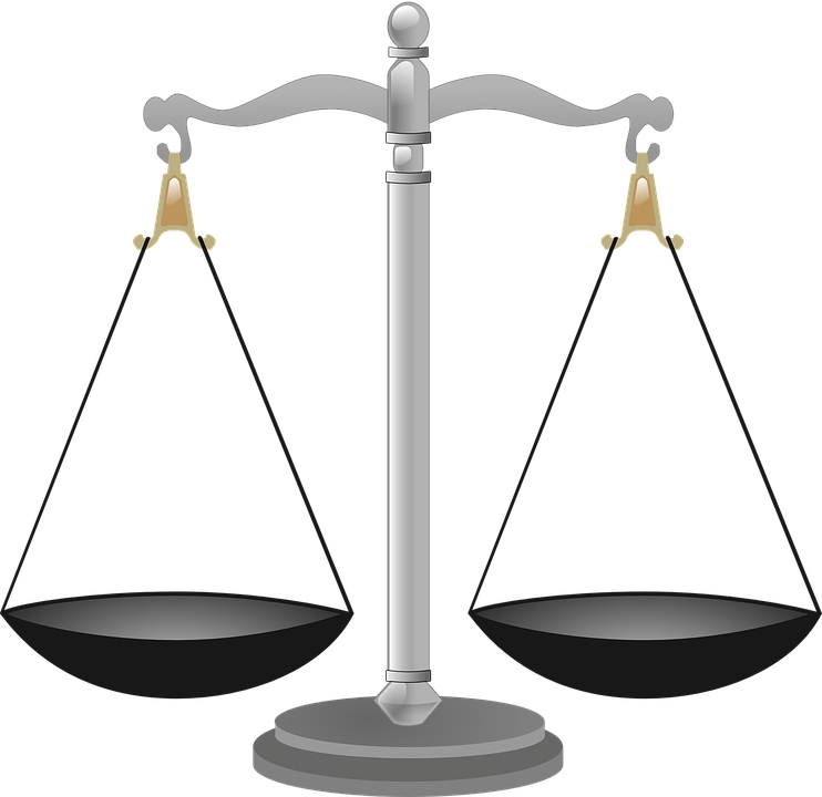 scales justice scale vector graphic pixabay #34803