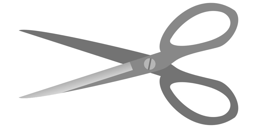 grey scissors png transparent image #23284