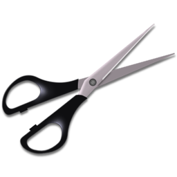 scissors icon office tools icons softiconsm #23177