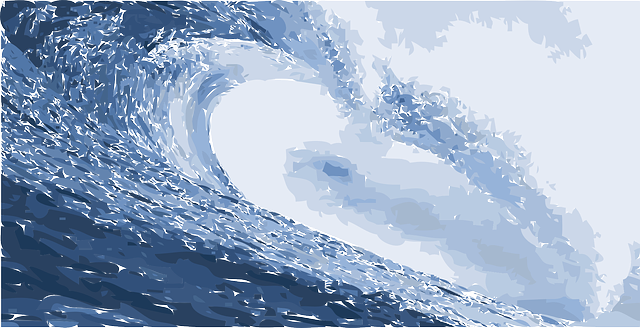 sea, wave water ocean vector graphic pixabay #17868