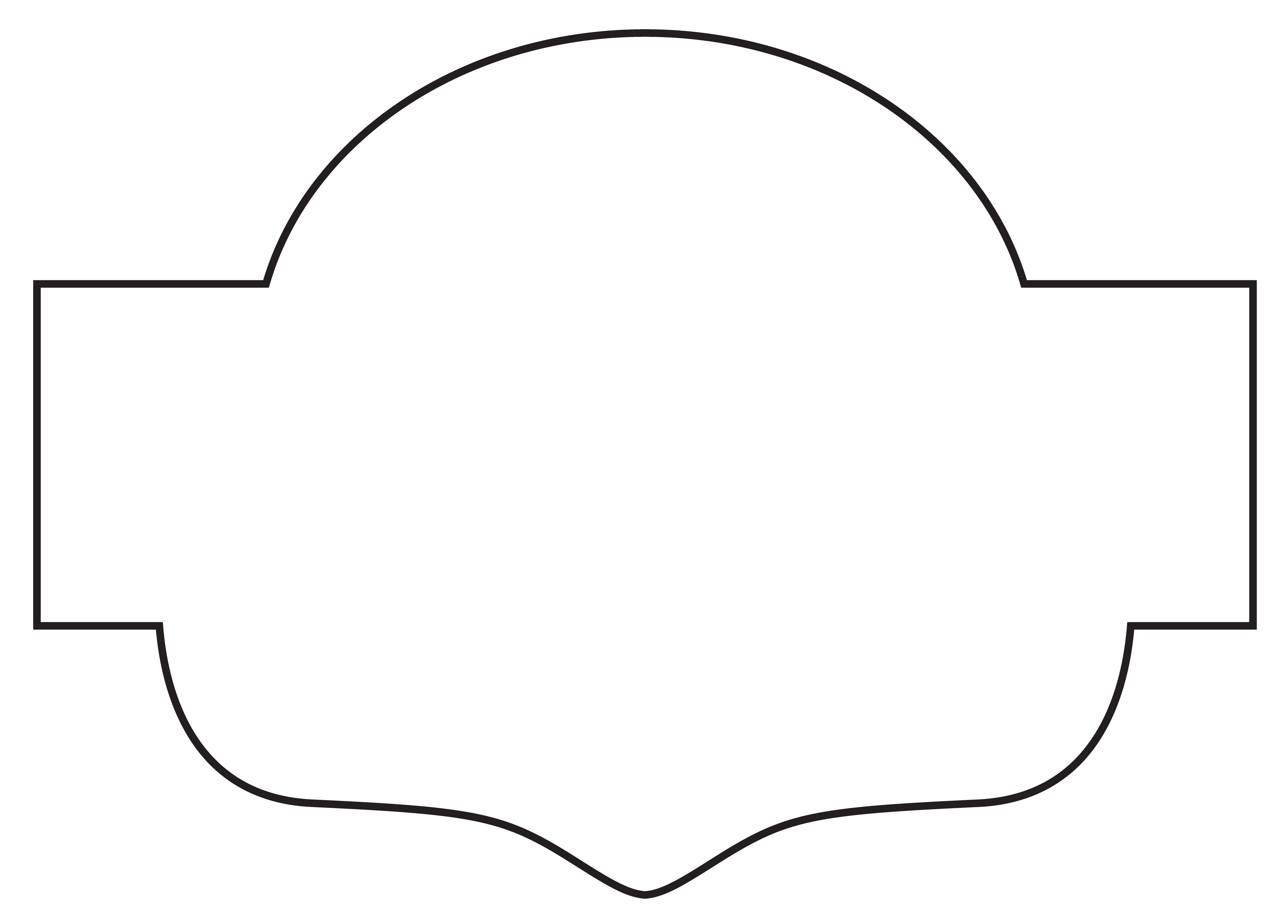 shape, photoshopforumsm how create this outline shield #27345