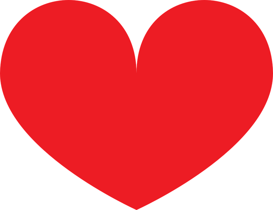 heart shape valentine vector graphic #27545